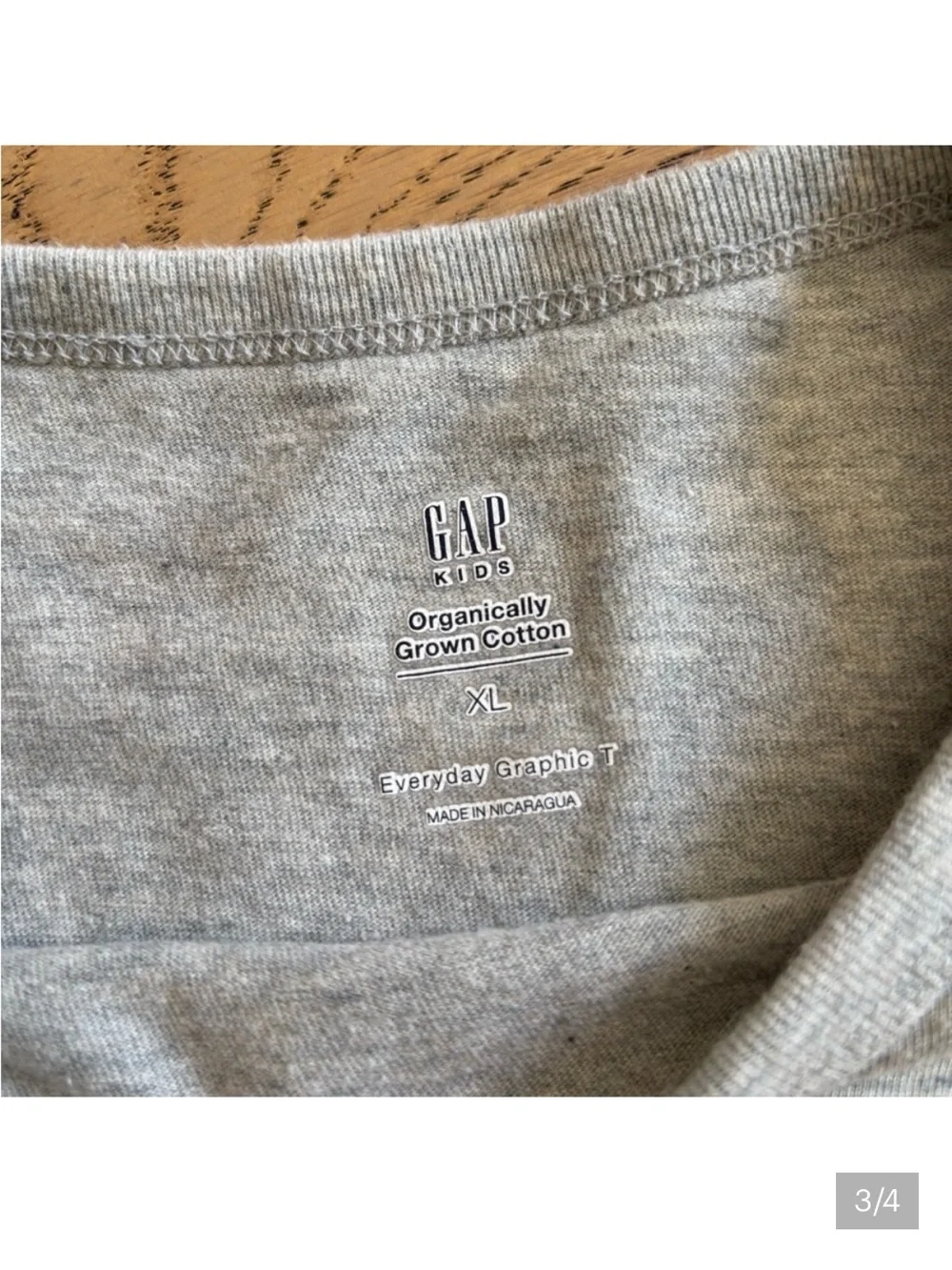 GAP Thereabouts Boys Kids Set of 2 Soft Long-Sleeve Graphic Tees Sz 14/16